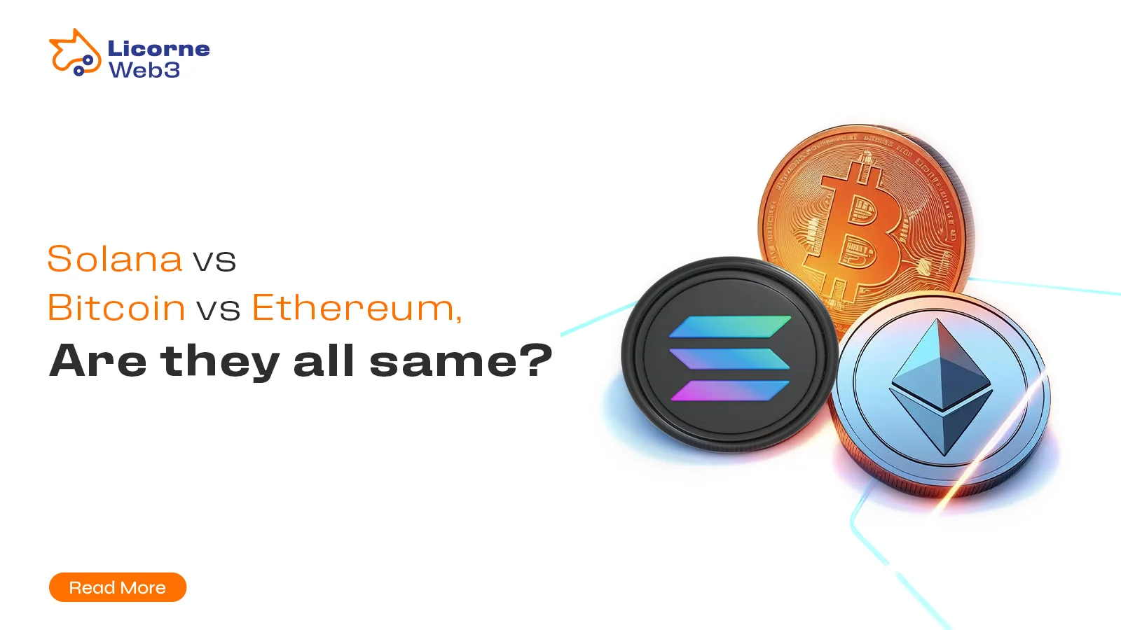 Solana vs. Bitcoin vs. Ethereum